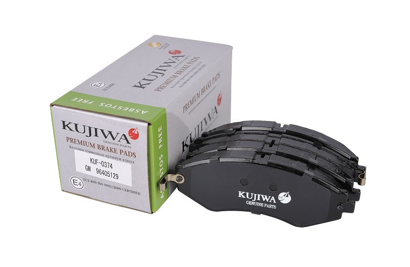 

Колодки тормозные передние с пластинами KUF0374 KUJIWA 96405129 GENERAL MOTORS