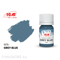 

C1075 ICM Краска для творчества, 12 мл, цвет Серо-синий (Grey Blue), Голубой