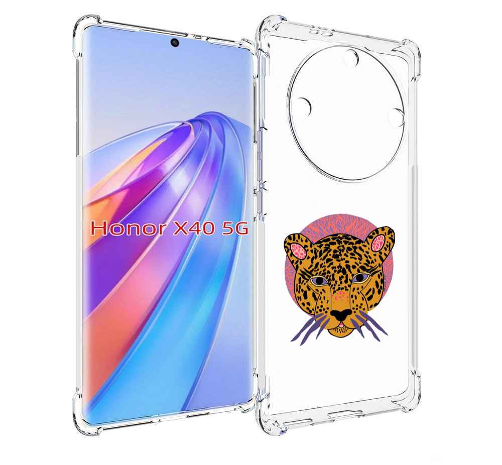 

Чехол MyPads тигр-в-кругу для Honor X40, Прозрачный, Tocco