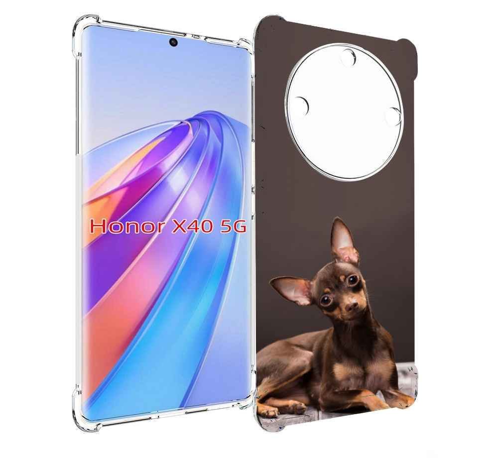 

Чехол MyPads тои терьер для Honor X40, Прозрачный, Tocco