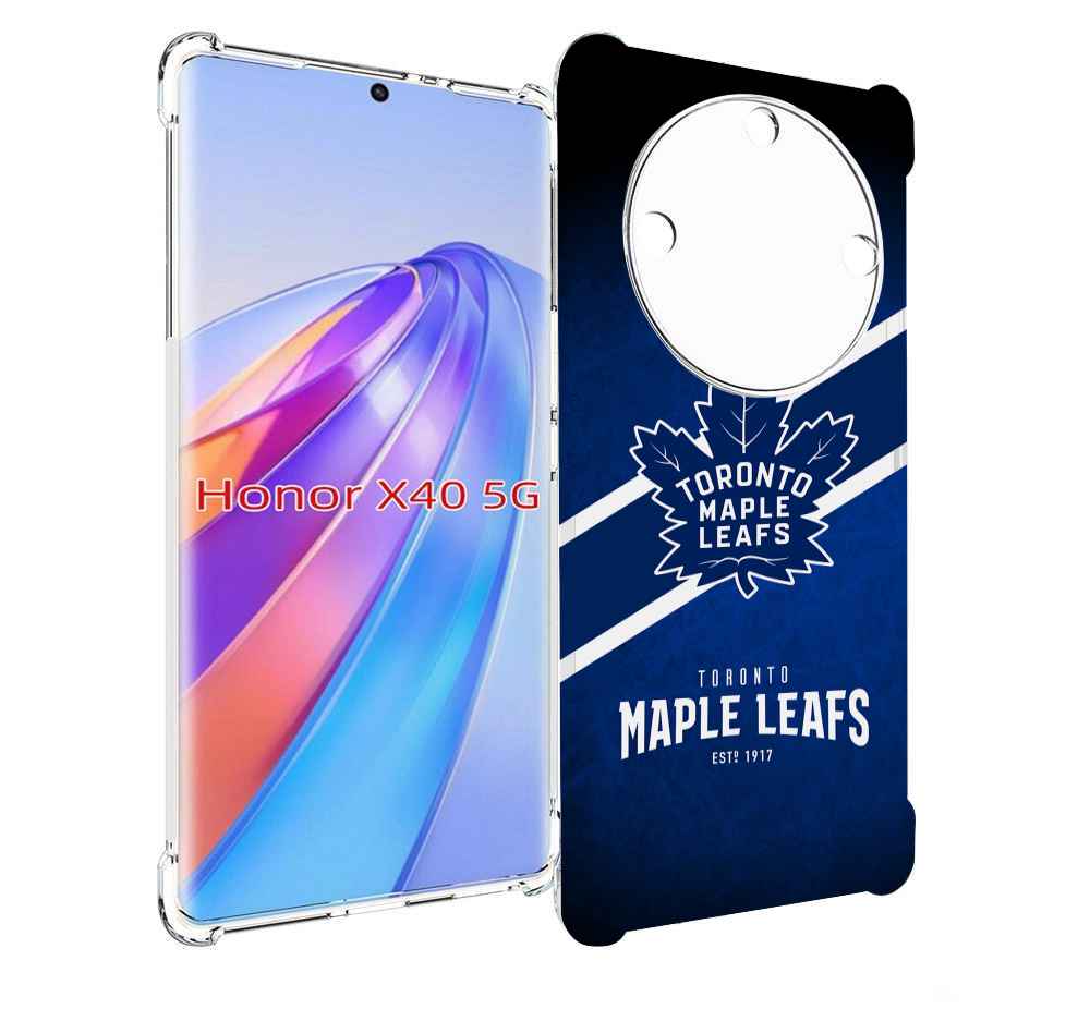 

Чехол MyPads торонто-меипл-лифс для Honor X40, Прозрачный, Tocco