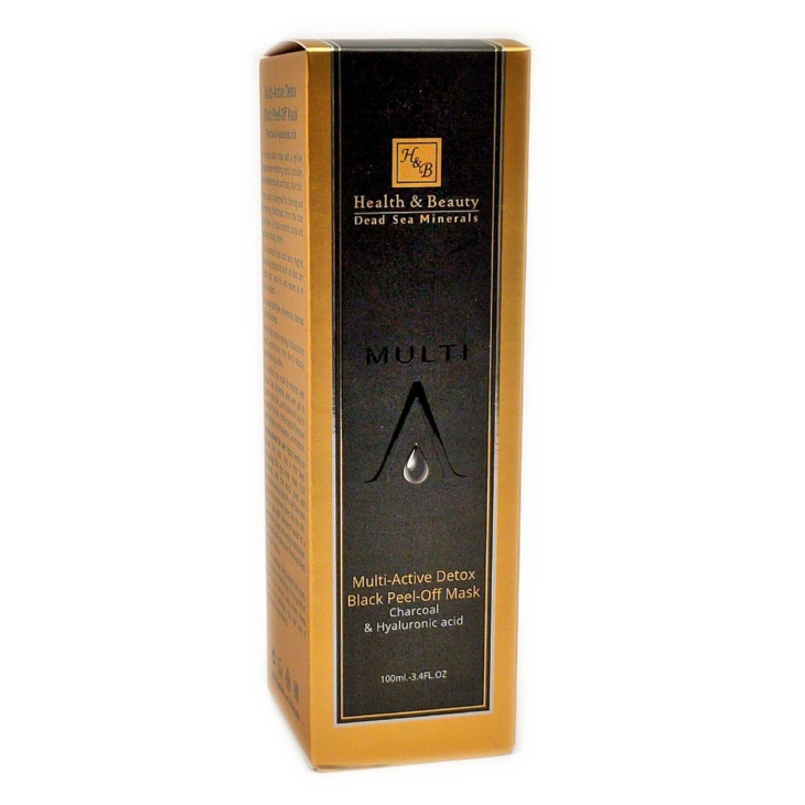 

Маска-пленка для глубокой очистки кожи Health & Beauty Black с углем 100 мл