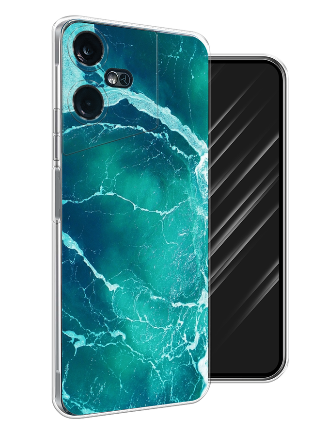 

Чехол Awog на Tecno Pova Neo 3 "Изумрудный океан", Бирюзовый;синий, 304450-4