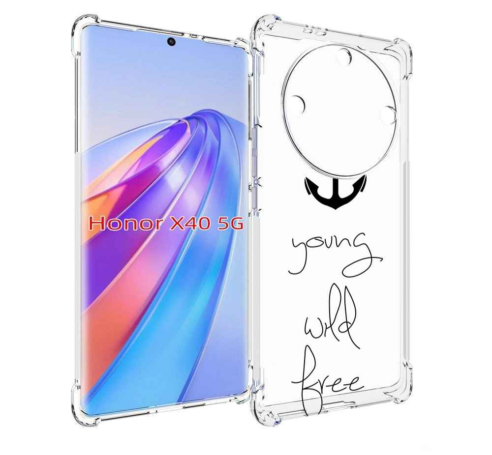

Чехол MyPads ты-будешь-свободным для Honor X40, Прозрачный, Tocco