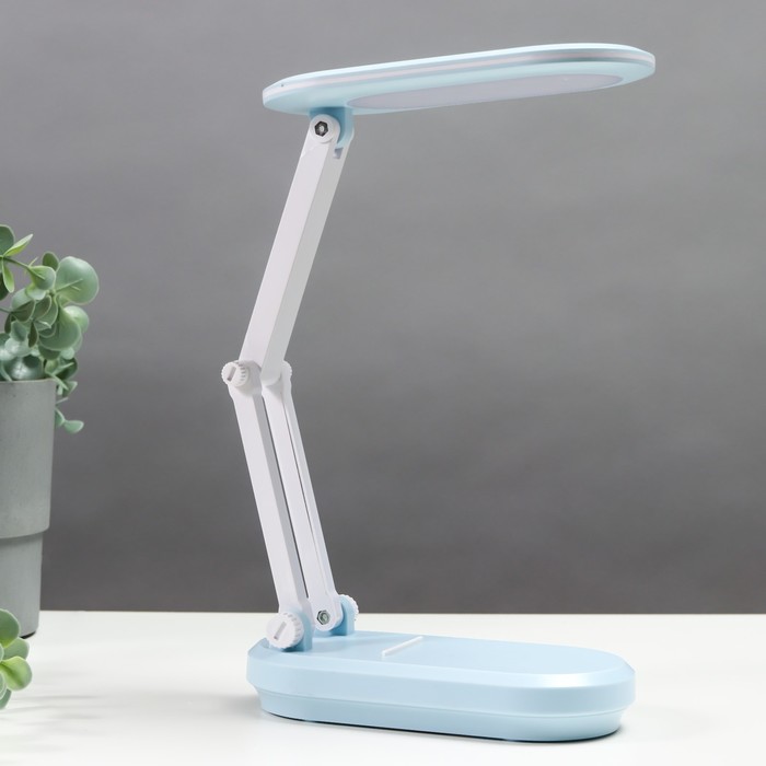 

Настольная лампа 16819/1 LED 5Вт USB бело-голубой 8х5х15 см