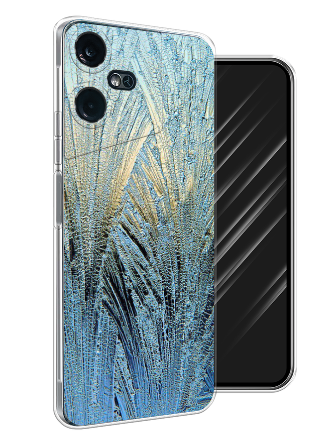 

Чехол Awog на Tecno Pova Neo 3 "Лёд", Голубой, 304450-4