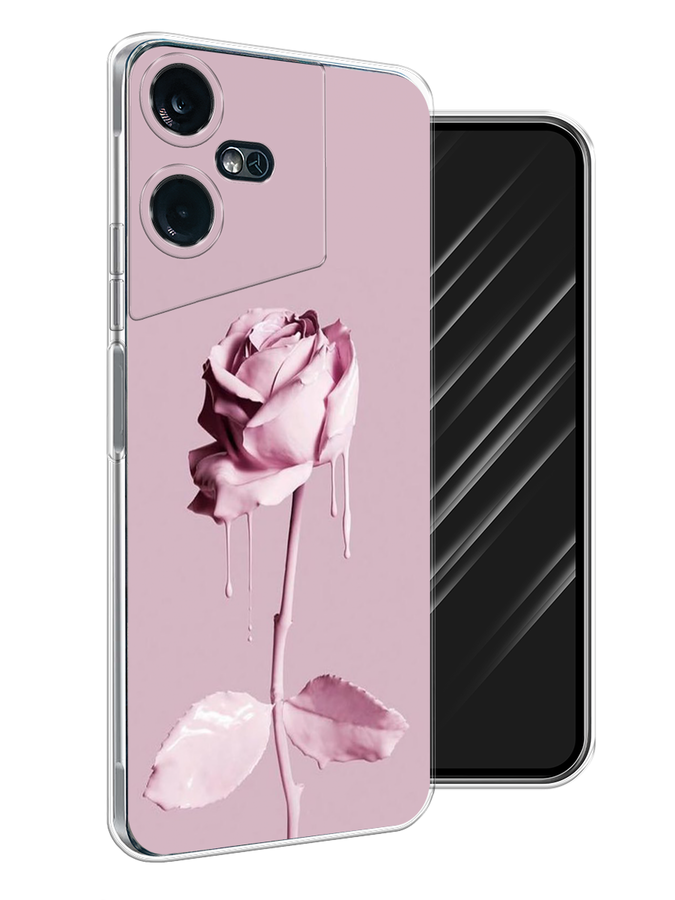 

Чехол Awog на Tecno Pova Neo 3 "Роза в краске", Белый;розовый, 304450-8