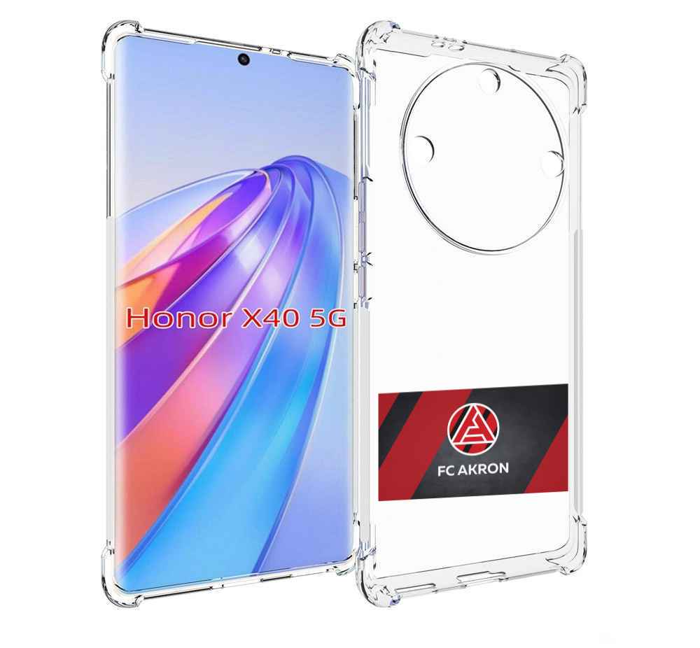 

Чехол MyPads фк акрон тольятти мужской для Honor X40, Прозрачный, Tocco
