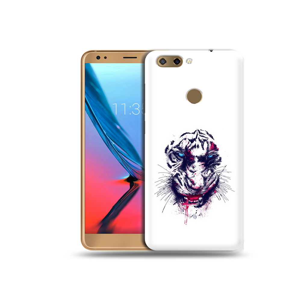 Чехол MyPads Tocco для ZTE Blade V9 безумный тигр (PT106427.464.228)
