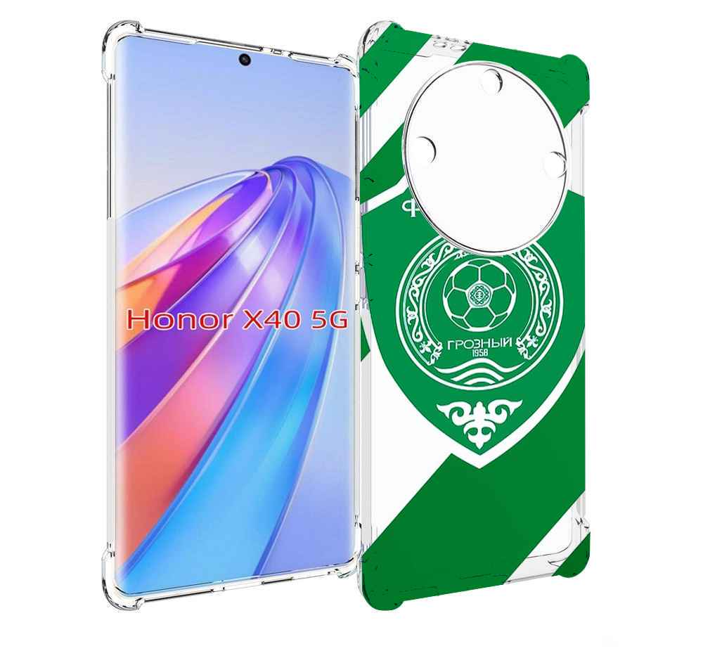 

Чехол MyPads фк ахмат грозныи мужской для Honor X40, Прозрачный, Tocco