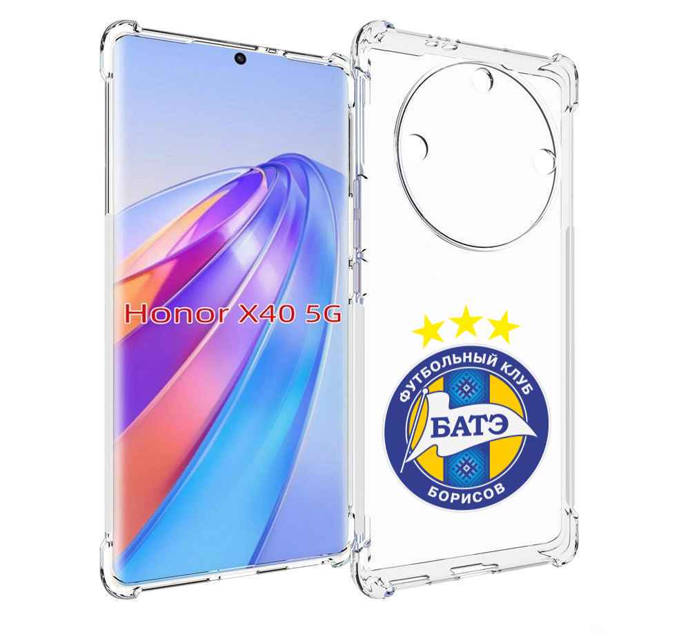 

Чехол MyPads фк батэ борисов мужской для Honor X40, Прозрачный, Tocco