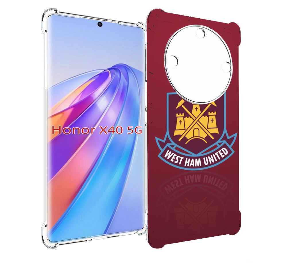 

Чехол MyPads фк вест хэм мужской для Honor X40, Прозрачный, Tocco