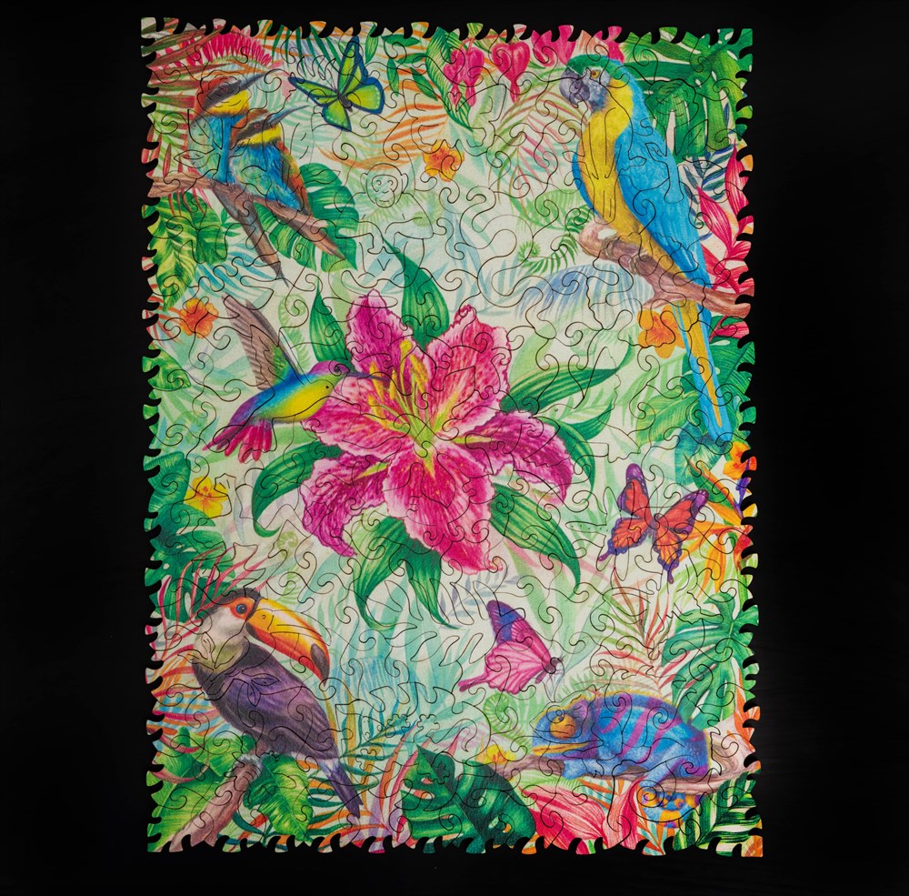

Puzzloman Деревянный пазл Тропический цветок Puzzloman Tropical Flower 180 элементов