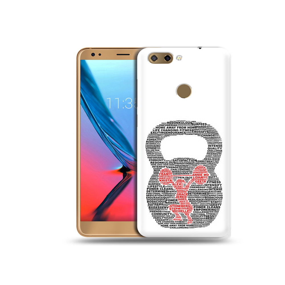 

Чехол MyPads Tocco для ZTE Blade V9 бодибилдинг гиря из слов (PT106427.464.232), Прозрачный, Tocco