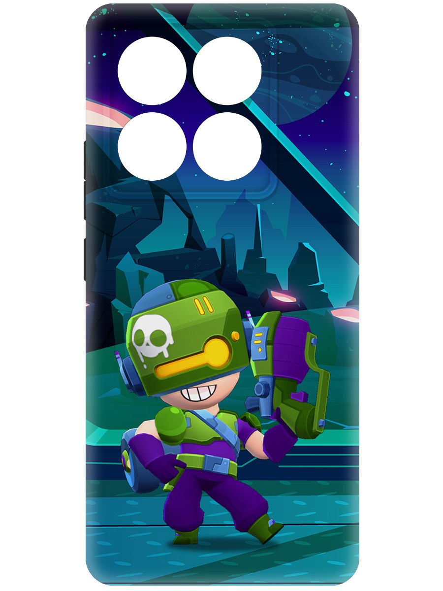 

Чехол-накладка Krutoff Soft Case Brawl Stars - Контрабандистка Пенни для Xiaomi 14T Pro, Черный