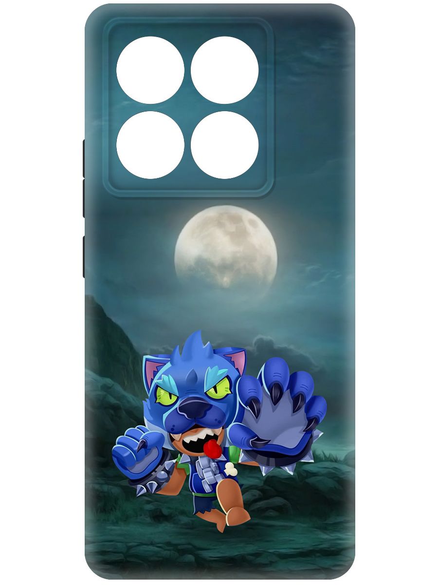 

Чехол-накладка Krutoff Soft Case Brawl Stars - Оборотень Леон для Xiaomi 14T Pro черный
