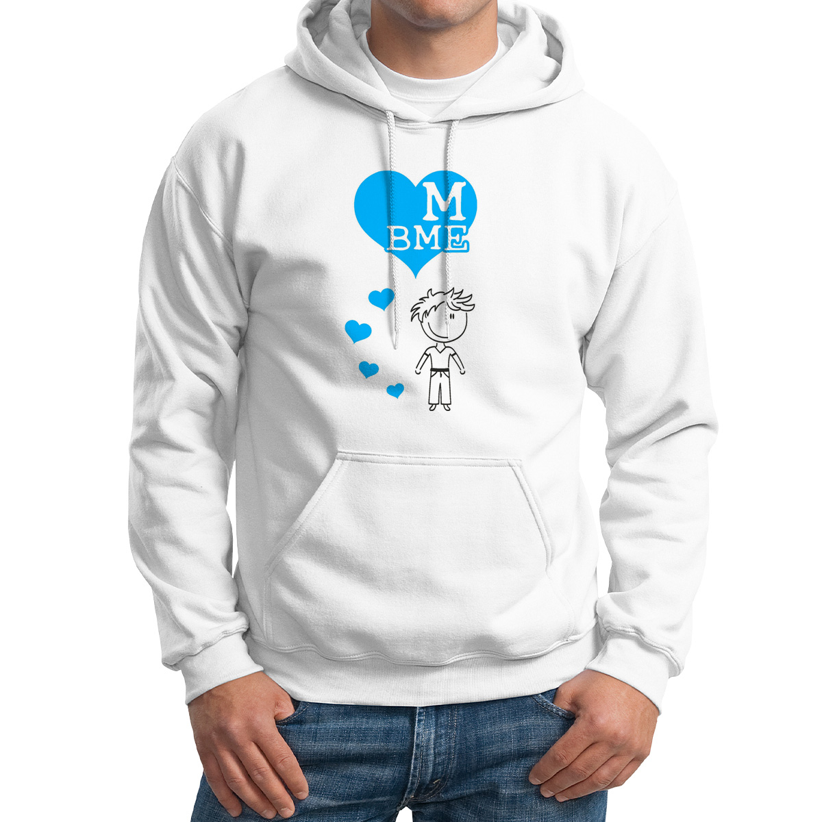 

Худи унисекс CoolPodarok Мы месте М есть пара белое 50 RU, Белый, M0113868