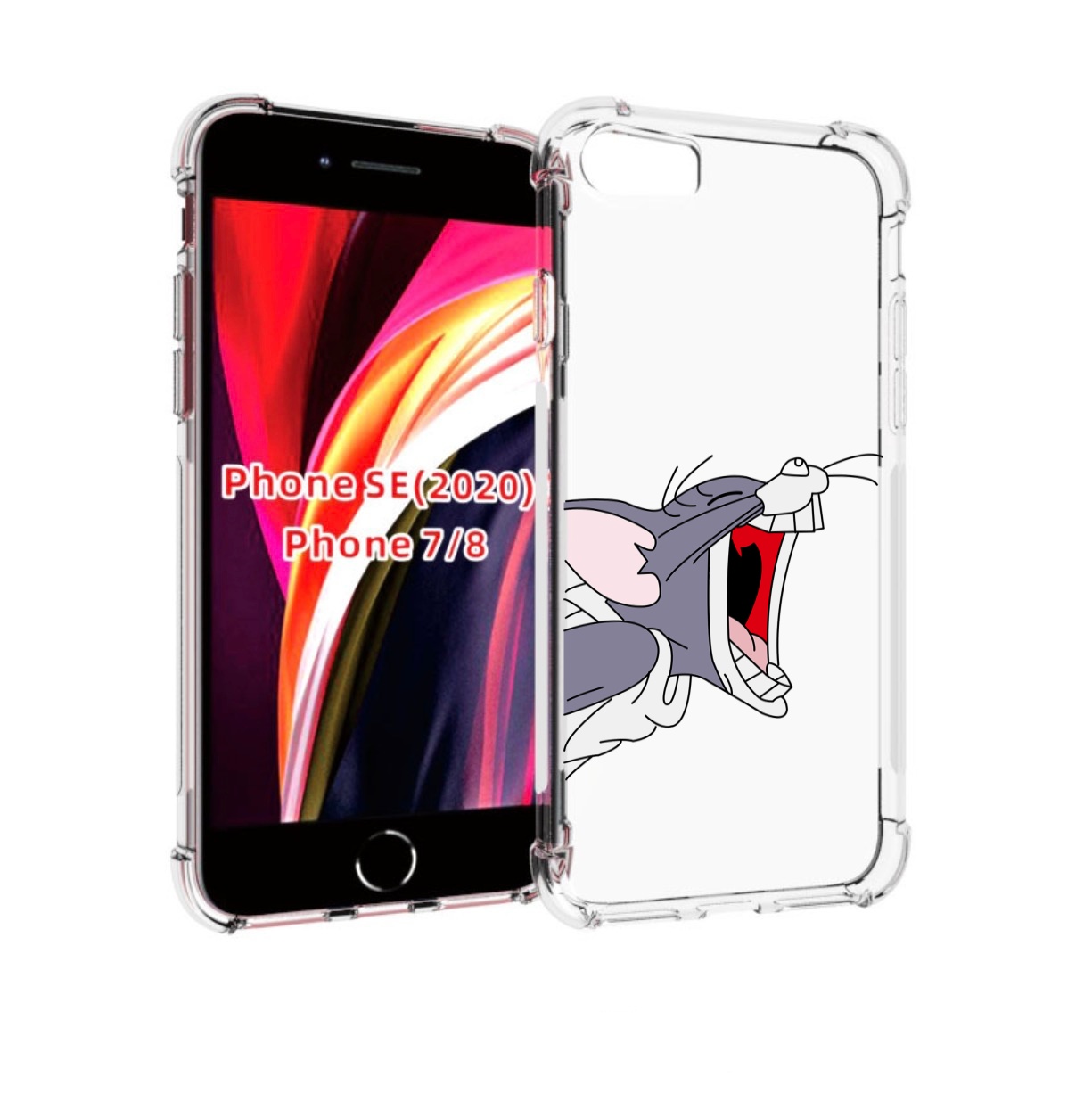 

Чехол MyPads том-голодный для iPhone 7 4.7 / iPhone 8 / iPhone SE 2 (2020), Прозрачный, Tocco