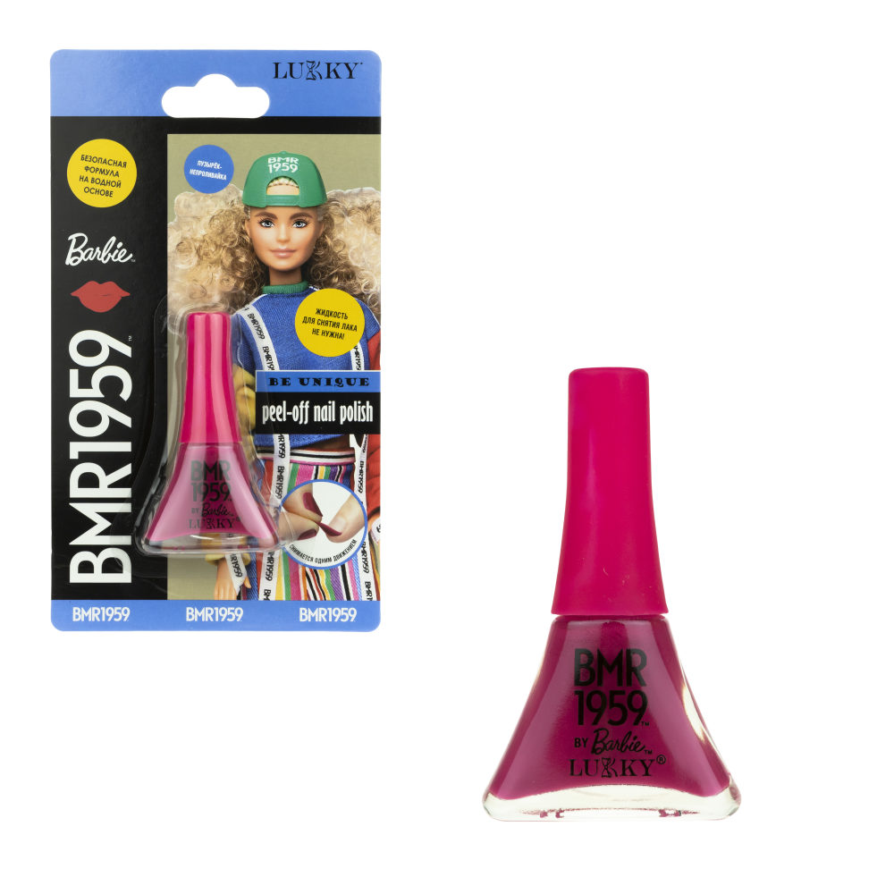 Лак для ногтей Barbie, цвет: ярко-розовый, 5,5 мл