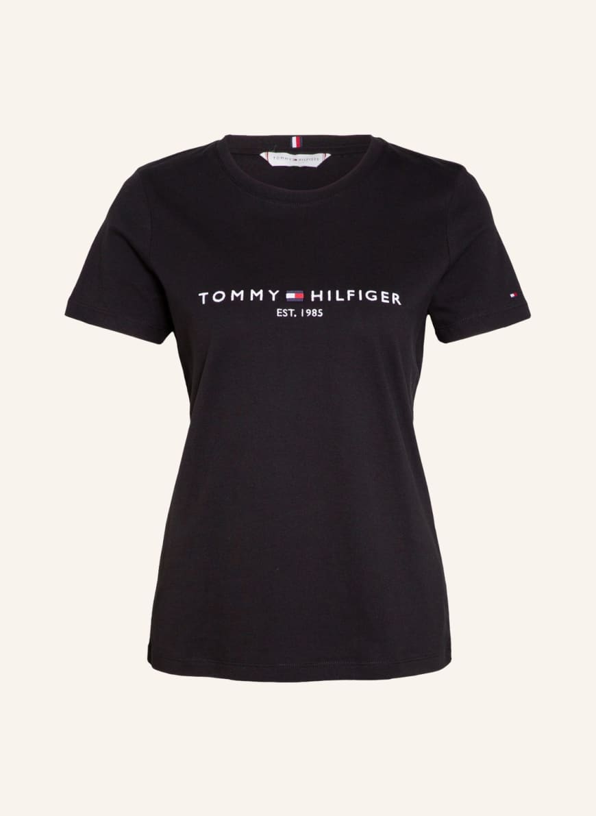 

Футболка женская Tommy Hilfiger 1001206643 черная L, 1001206643