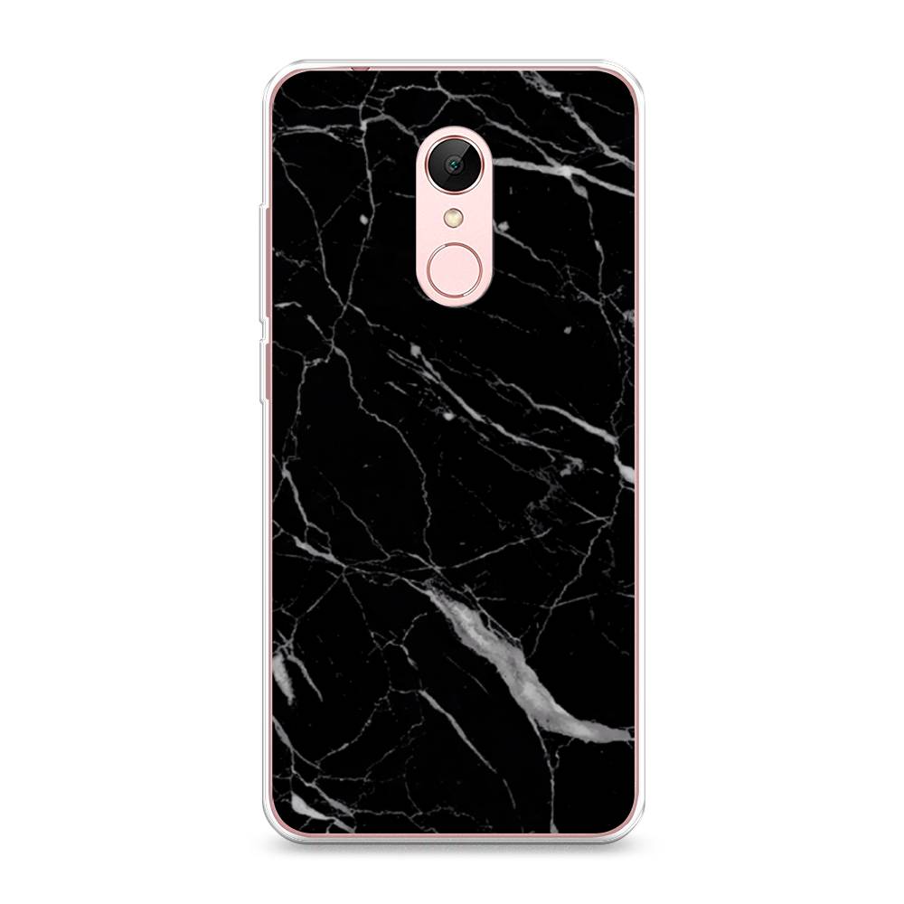 

Чехол Awog на Xiaomi Redmi 5 "Черный минерал", 33050-3