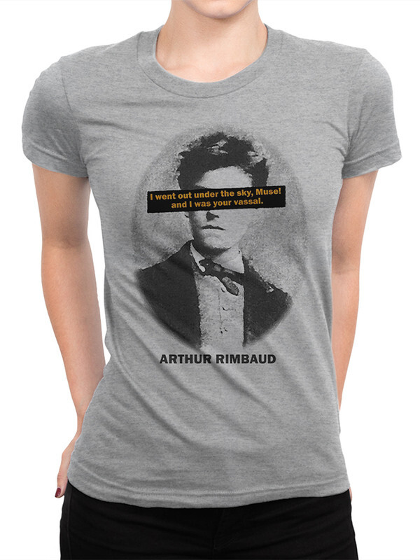 

Футболка женская Dream Shirts Артюр Рембо серая 2XL, Серый, "Артюр Рембо"