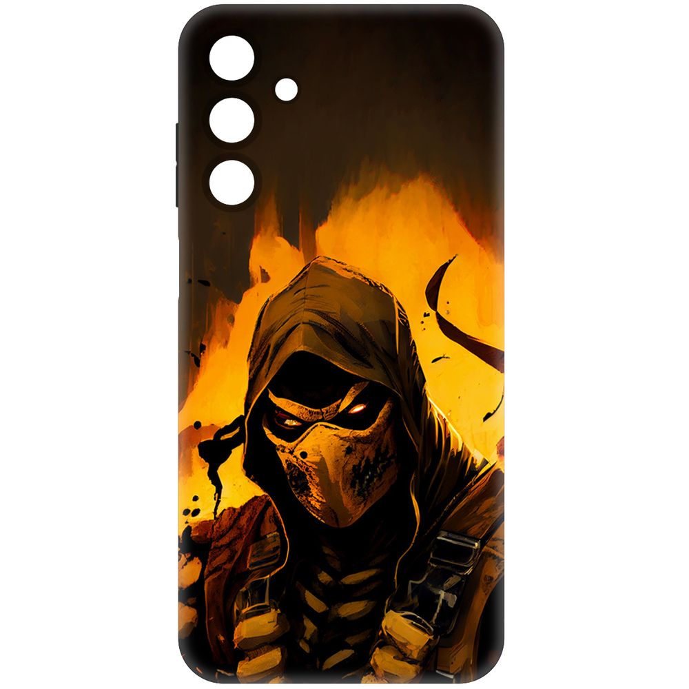 

Чехол-накладка Krutoff Soft Case Мортал Комбат. Скорпион для Samsung Galaxy A15 4G (A155), Черный