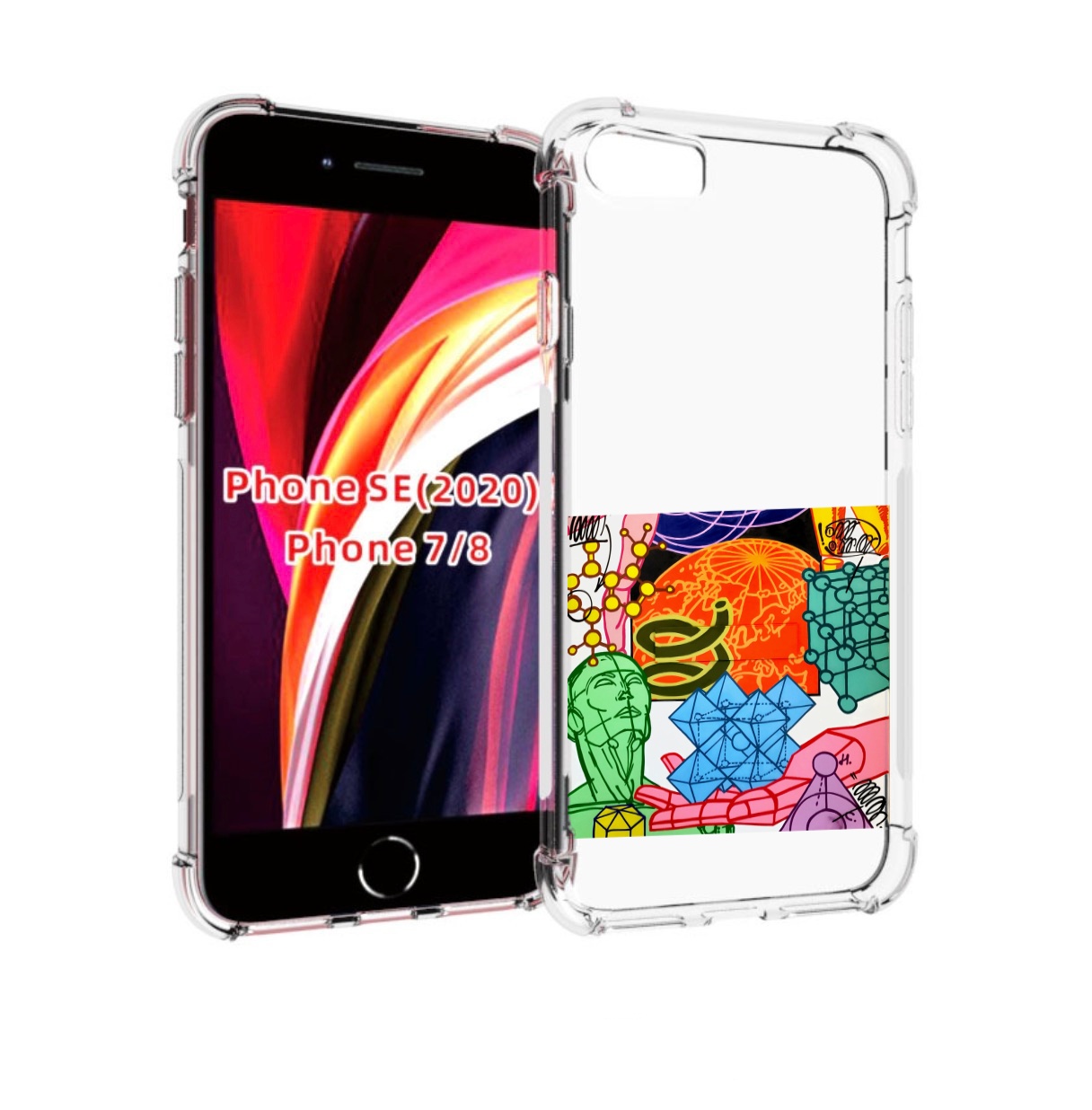 

Чехол MyPads физика-химия для iPhone 7 4.7 / iPhone 8 / iPhone SE 2 (2020), Прозрачный, Tocco