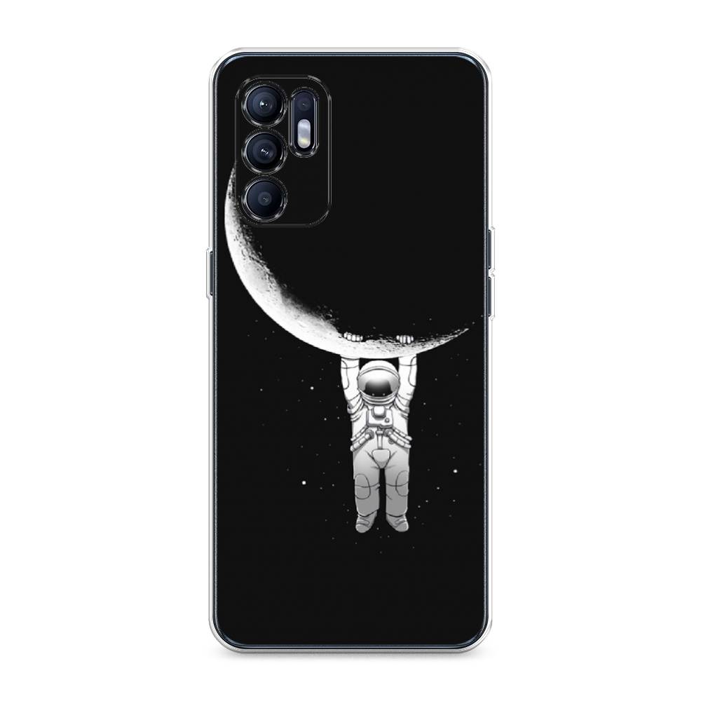

Чехол Awog на Oppo Reno 6 "Космонавт", Разноцветный, 257850-4