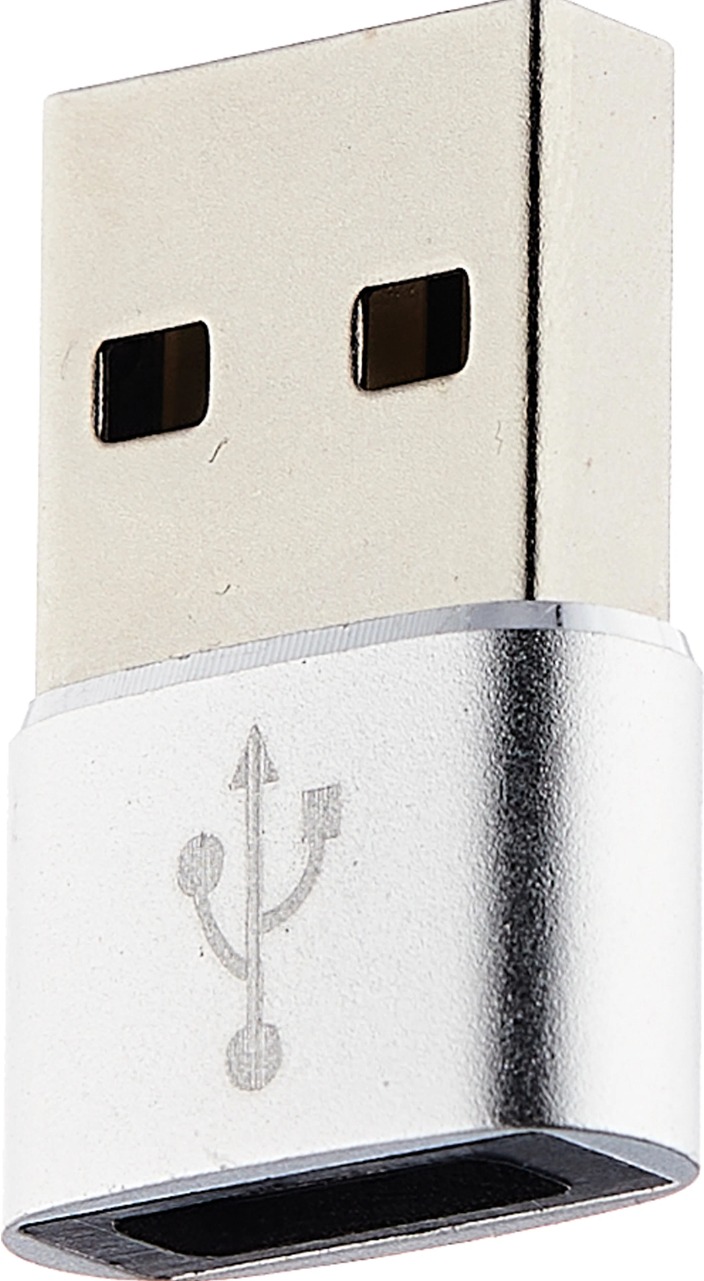 Переходник USB Type-C-USB ForAll 0.1 м черный