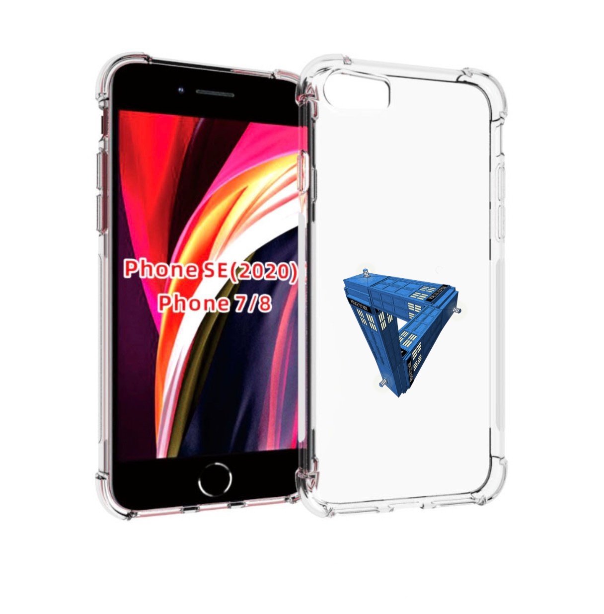 

Чехол MyPads головолока абстракция для iPhone 7 4.7 / iPhone 8 / iPhone SE 2 (2020), Прозрачный, Tocco