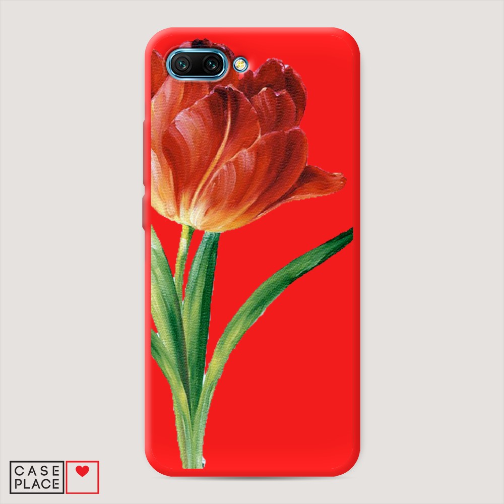 

Чехол Awog на Honor 10 "Красный тюльпан", Разноцветный, 65353-1