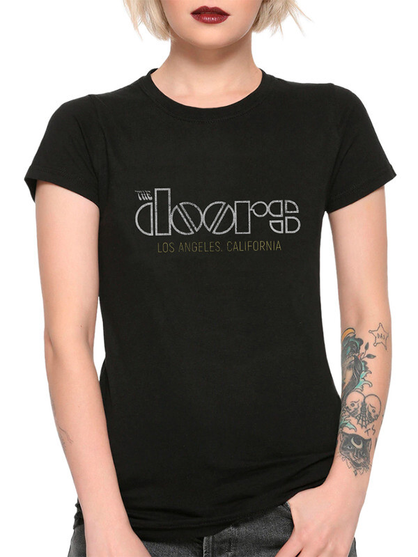 

Футболка женская Dream Shirts The Doors черная 2XL, Черный, The Doors