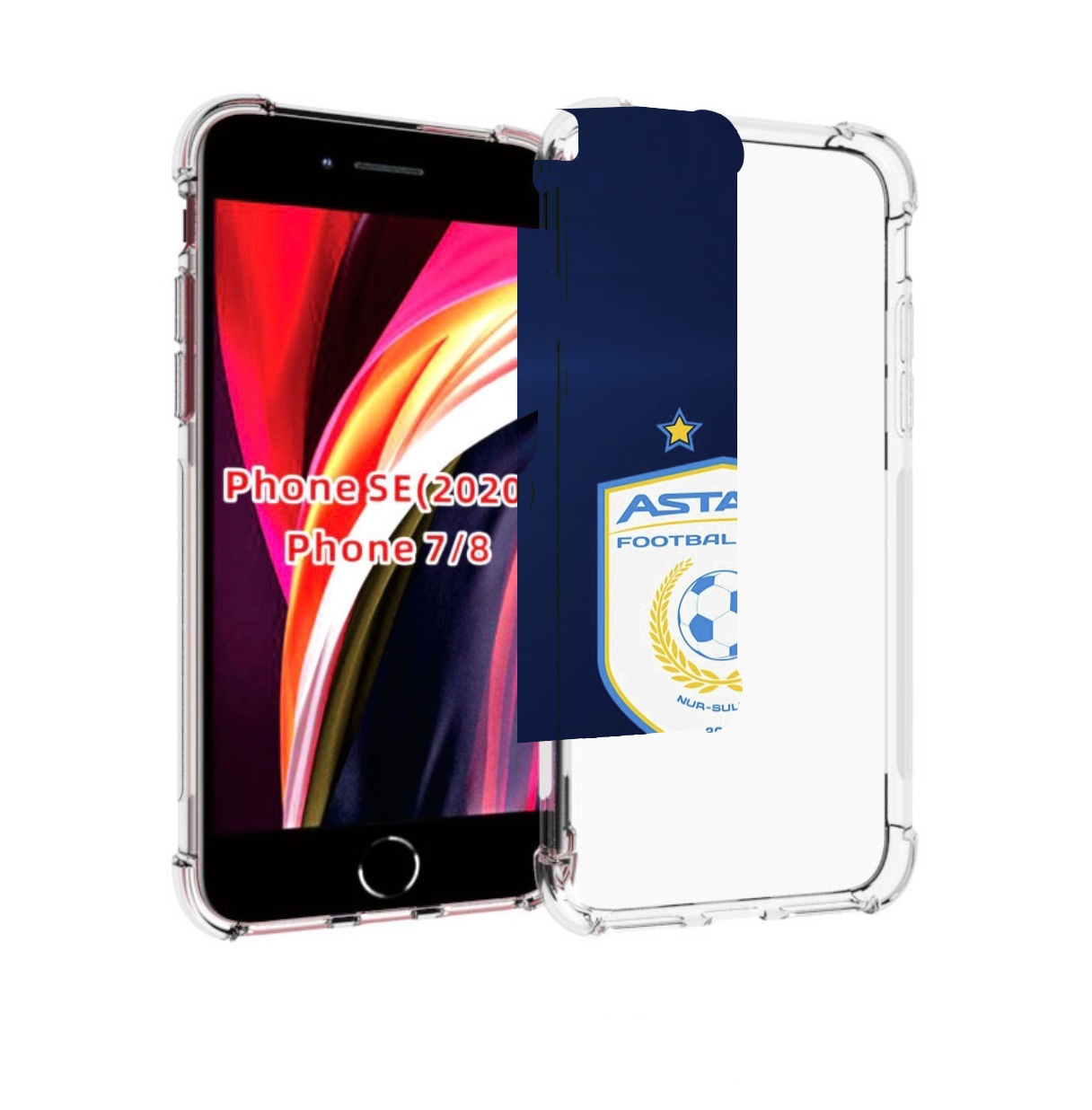 

Чехол MyPads фк астана нур султан для iPhone 7 4.7 / iPhone 8 / iPhone SE 2 (2020), Прозрачный, Tocco