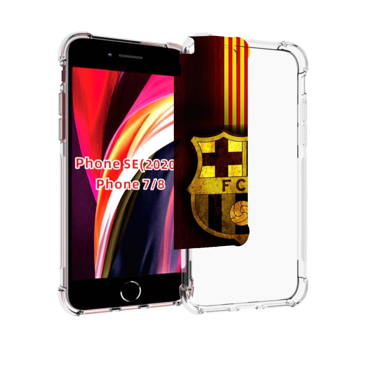 

Чехол MyPads фк барселона мужской для iPhone 7 4.7 / iPhone 8 / iPhone SE 2 (2020), Прозрачный, Tocco