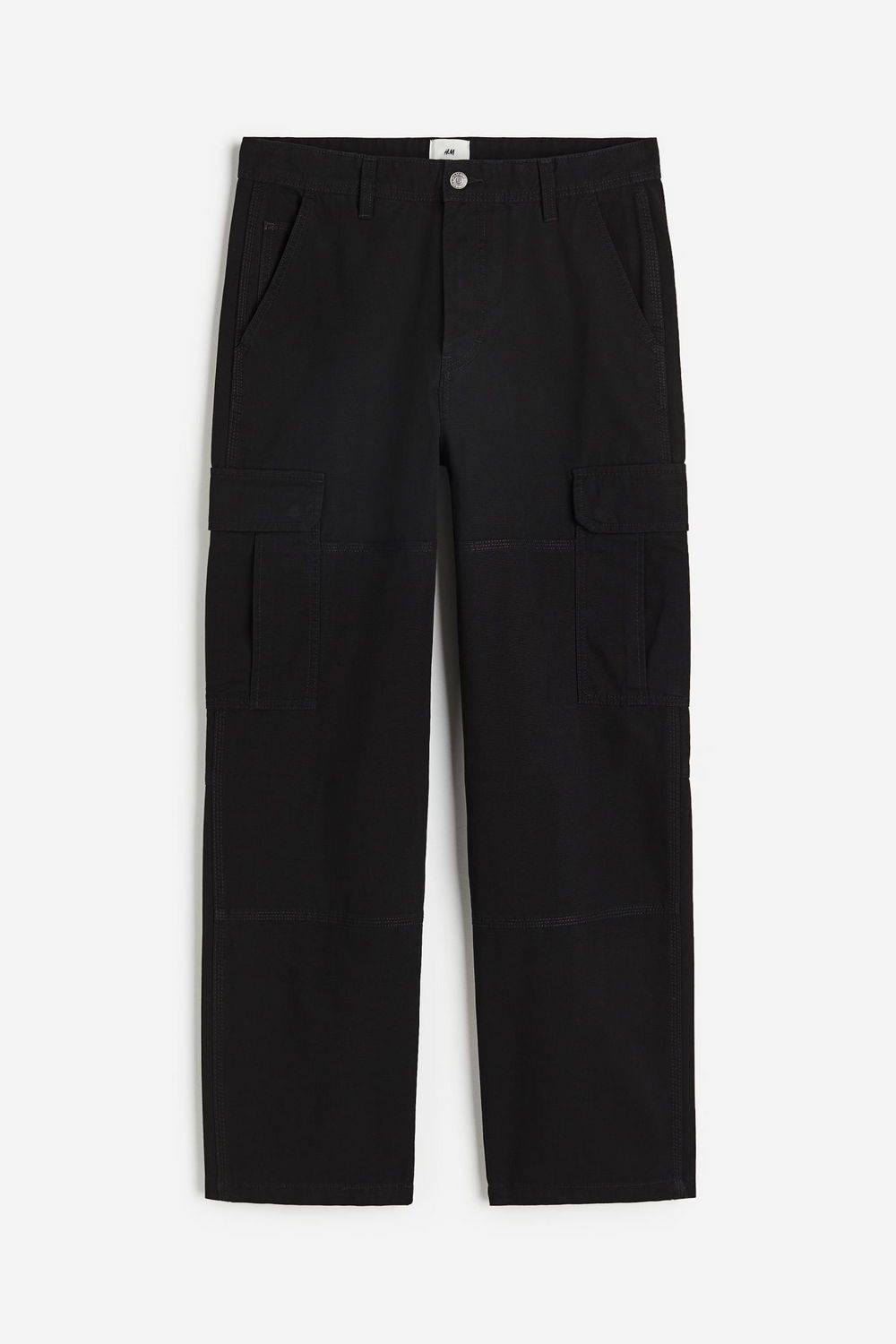 

Брюки мужские H&M 1200097 черные 38 EU, Черный, 1200097