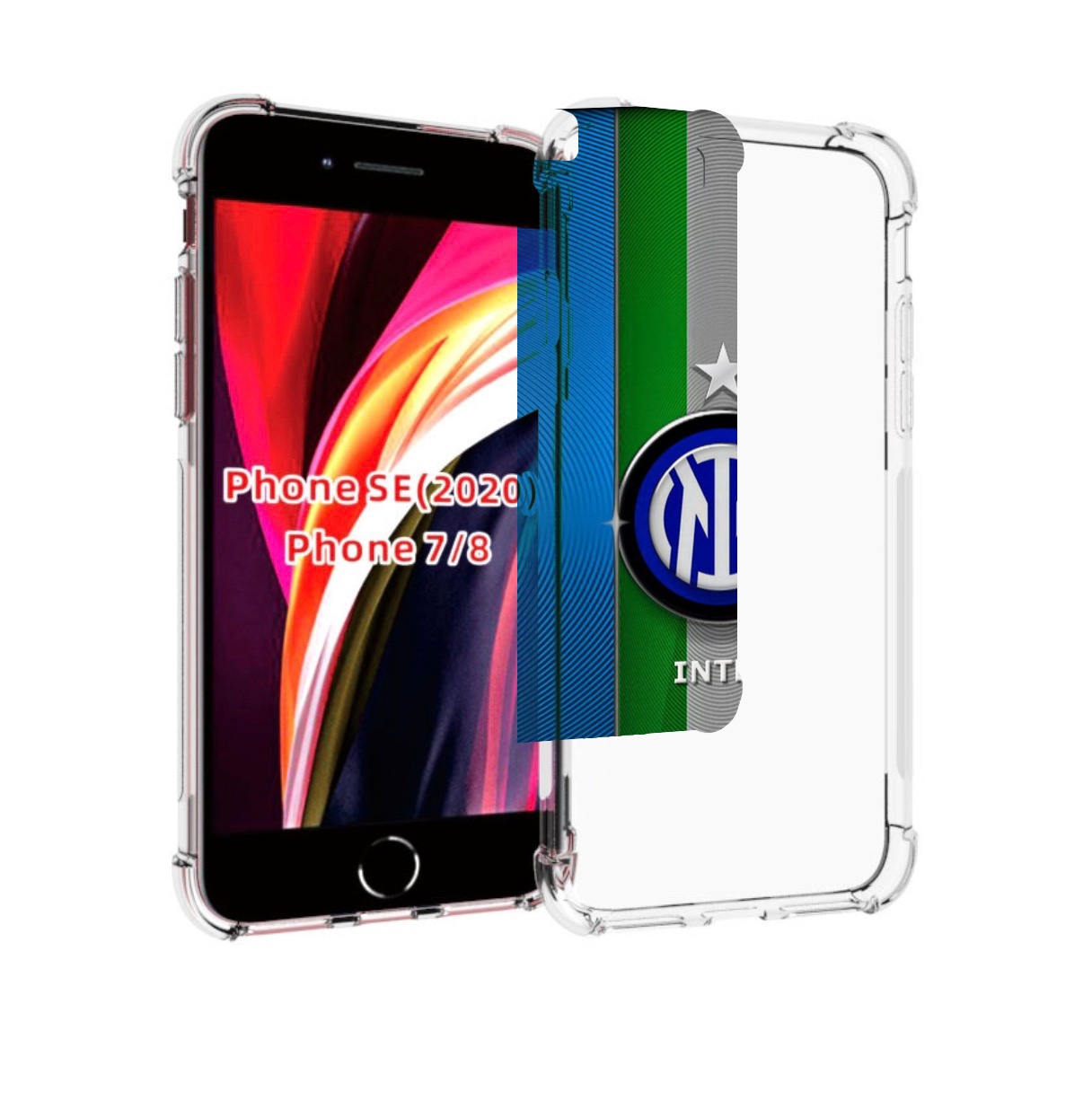 

Чехол MyPads фк интер милан для iPhone 7 4.7 / iPhone 8 / iPhone SE 2 (2020), Прозрачный, Tocco