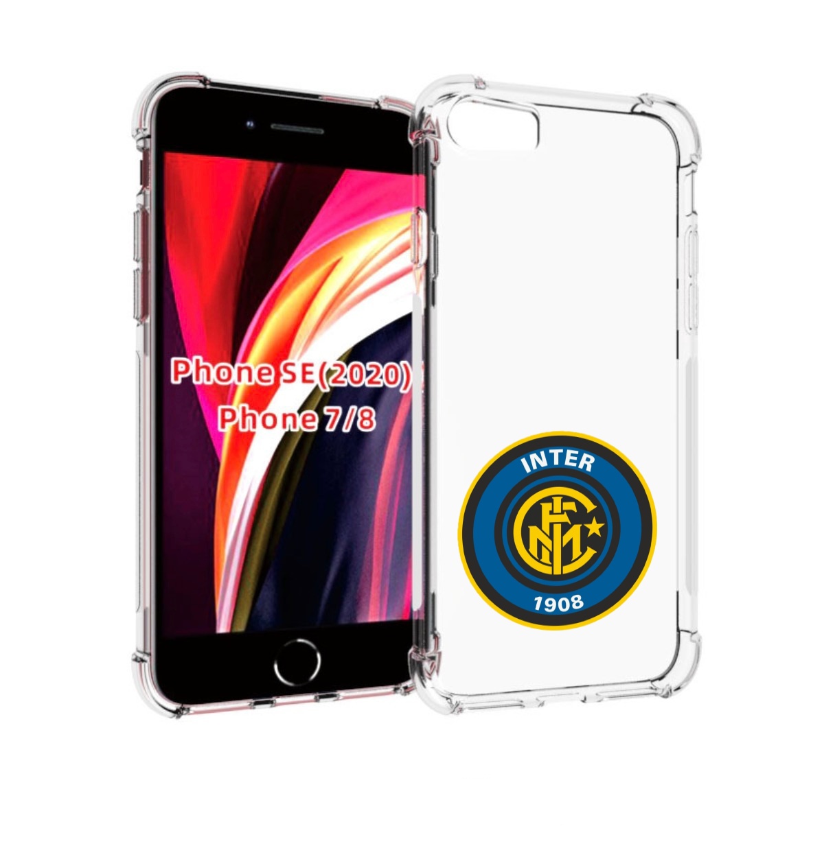 

Чехол MyPads фк интер мужской для iPhone 7 4.7 / iPhone 8 / iPhone SE 2 (2020), Прозрачный, Tocco