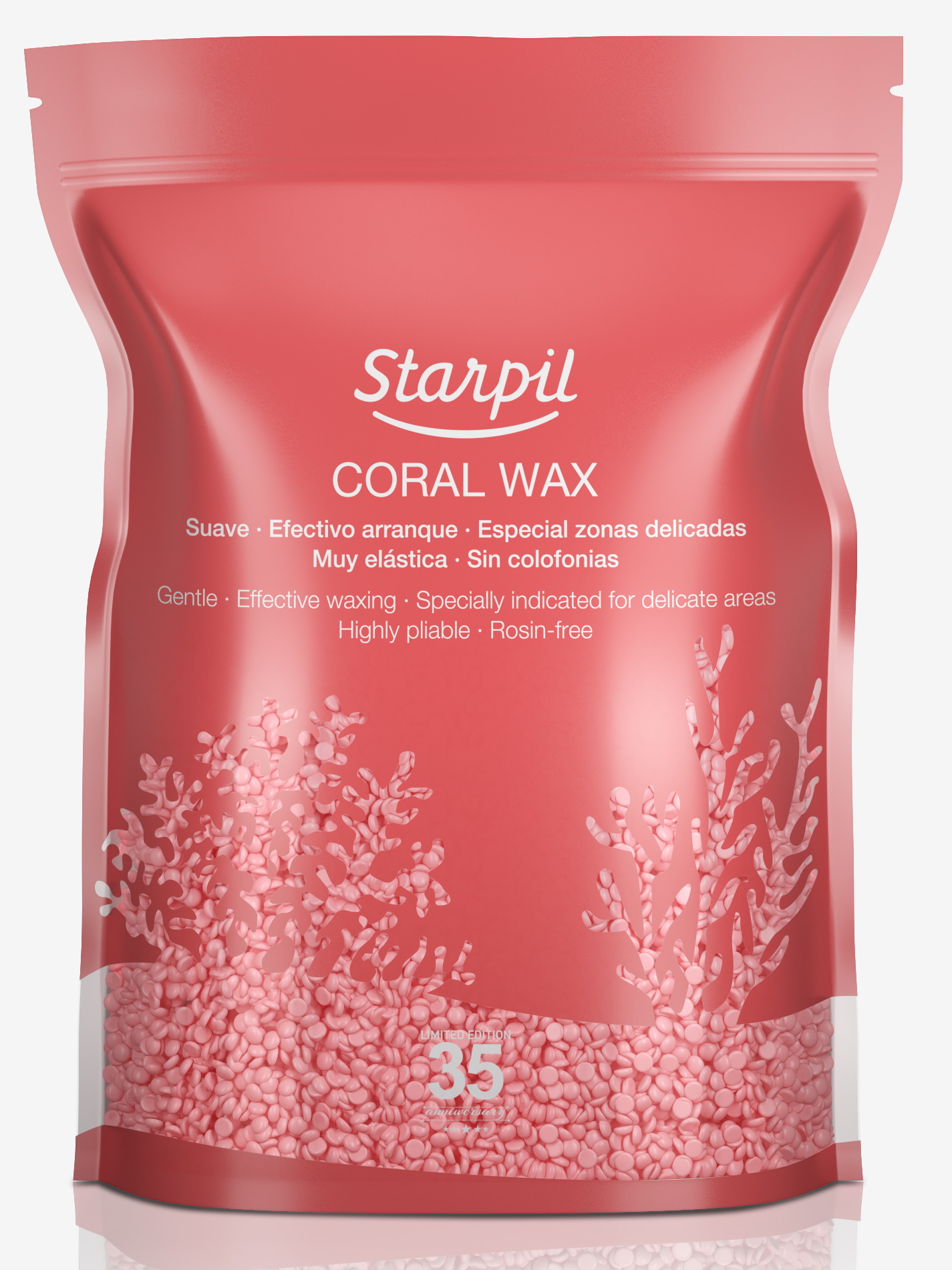 Воск для депиляции STARPIL коралл/coral wax 1000 г