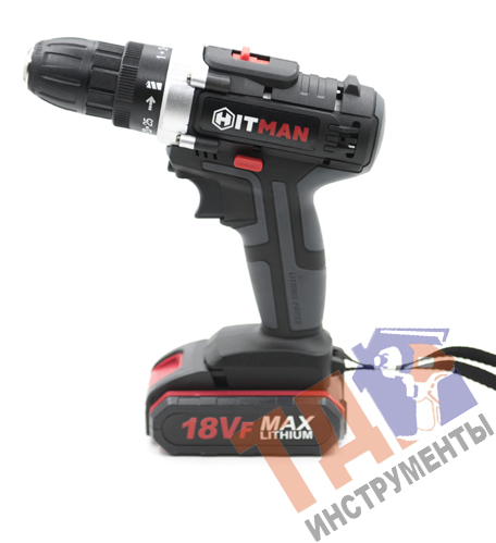 

Hitman Шуруповерт MAX HITMAN 18v 2Ач 2 аккумулятора кейс