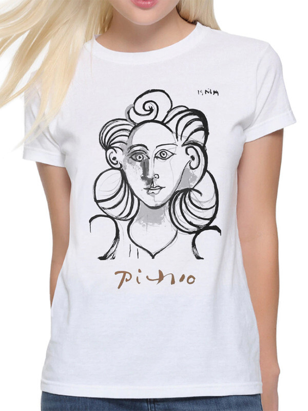 

Футболка женская Dream Shirts Картина Пикассо белая S, Белый, Картина Пикассо