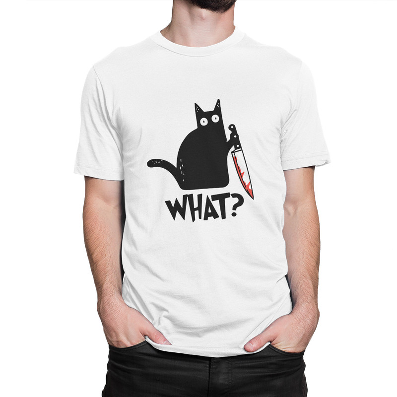 

Футболка мужская Dream Shirts What белая 3XL, Белый, What
