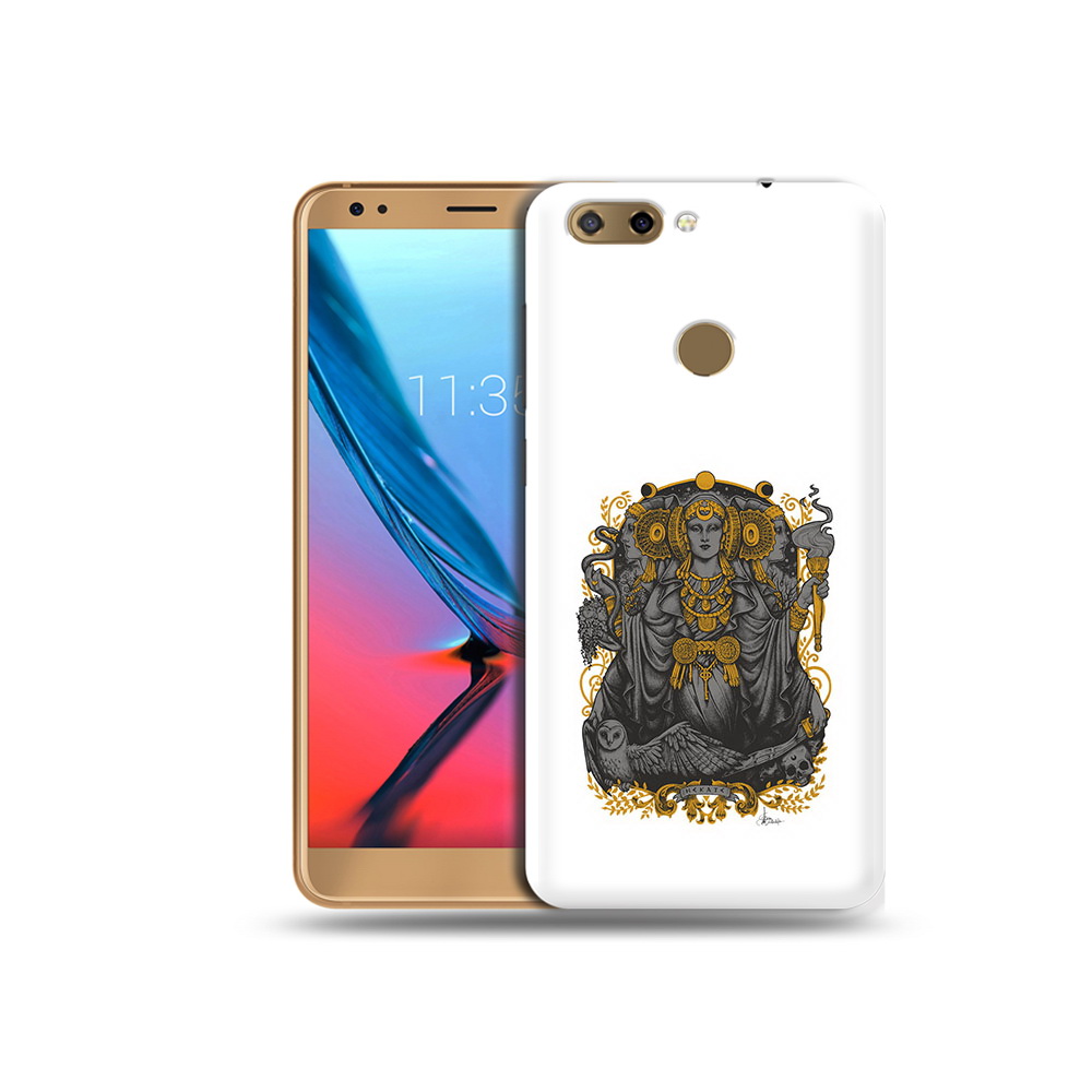 

Чехол MyPads Tocco для ZTE Blade V9 божество с золотыми элементами (PT106427.464.241), Прозрачный, Tocco