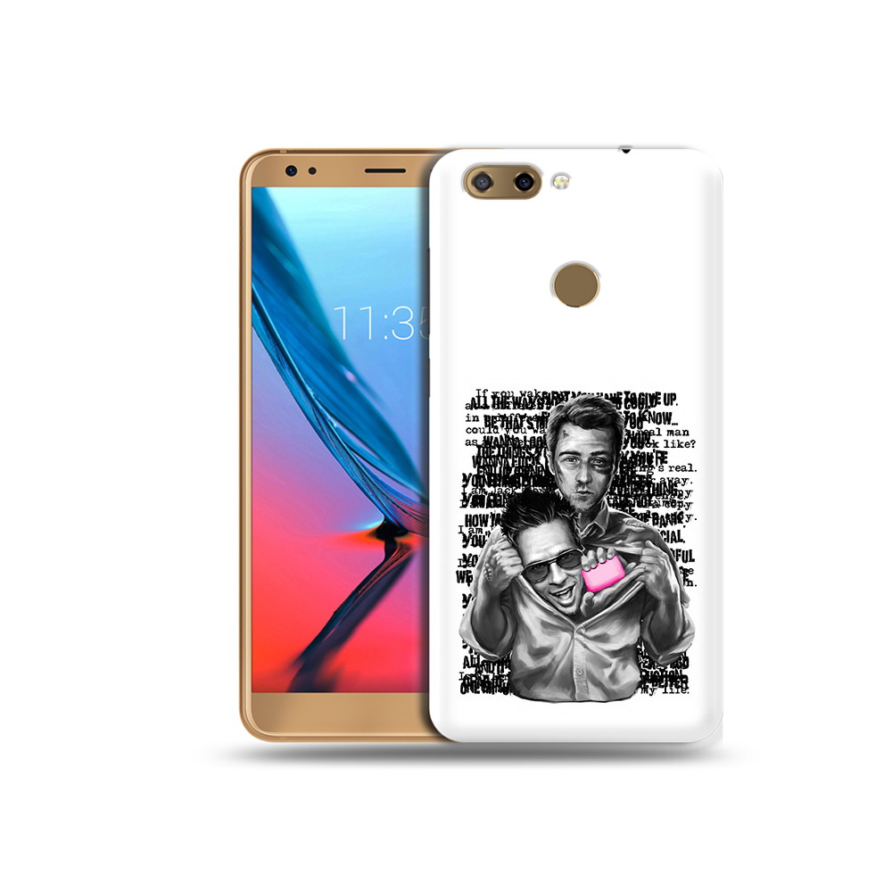 

Чехол MyPads Tocco для ZTE Blade V9 бойцовский клуб (PT106427.464.242), Прозрачный, Tocco