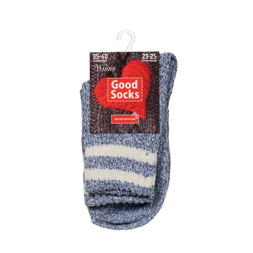 Носки женские Good Socks WHW23412-17 синие 23-25