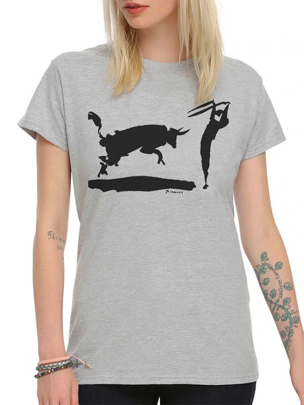 

Футболка женская Dream Shirts Пикассо - Коррида серая 2XL, Серый, Пикассо - Коррида