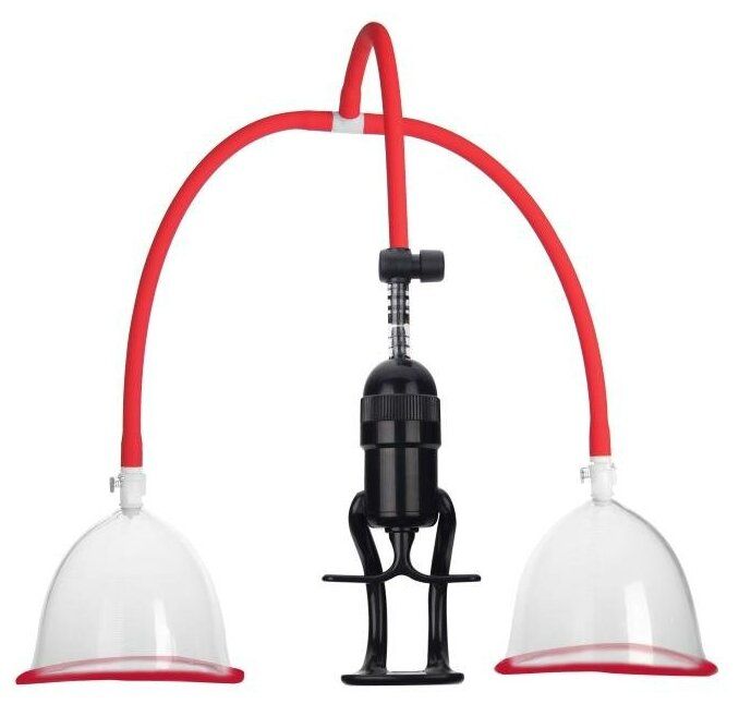 Вакуумная помпа для груди Breast Pump с двумя чашами