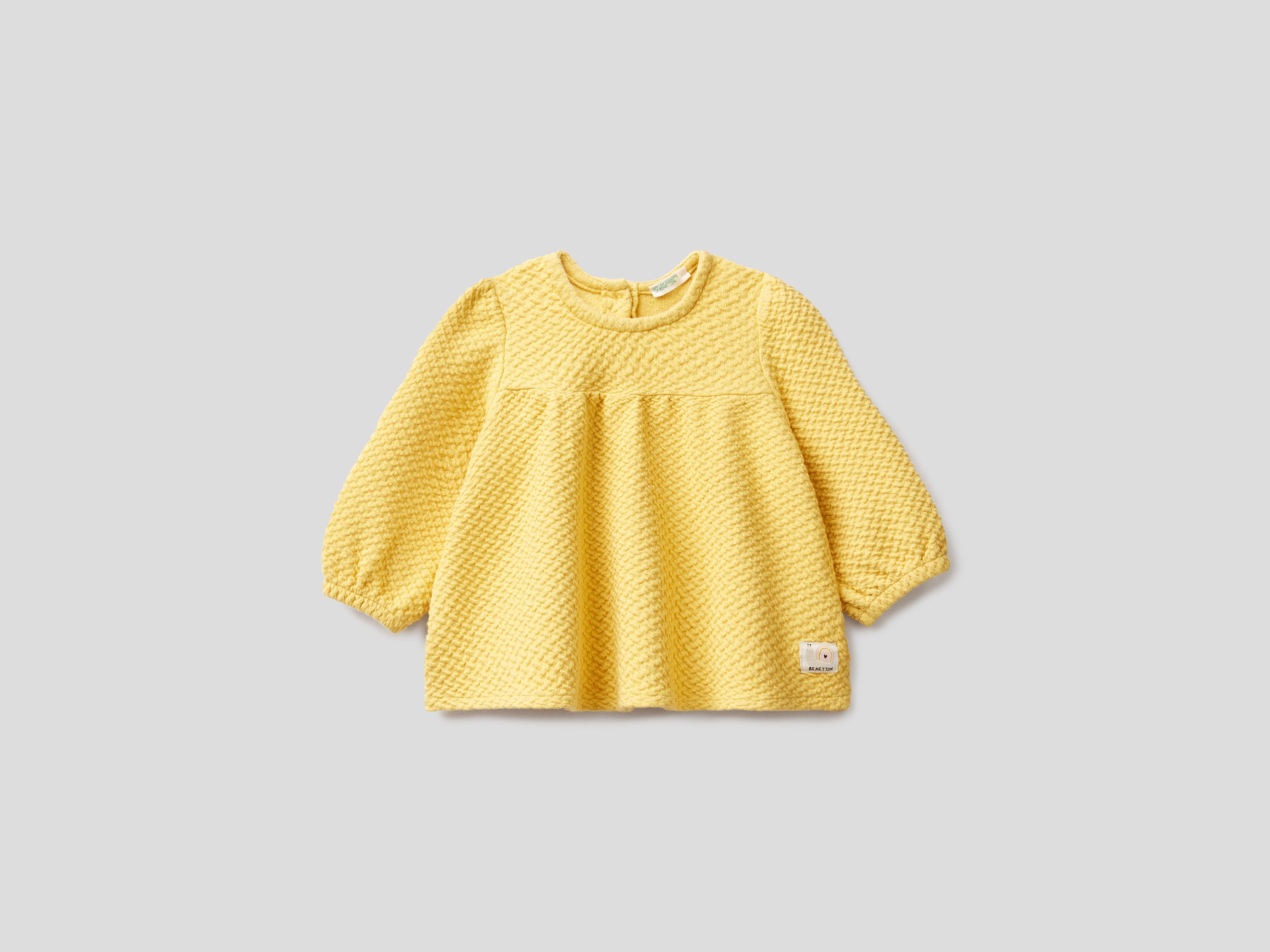 

Свитшот для девочек Benetton цв. зеленый р.62, 21A_3NDKMM295