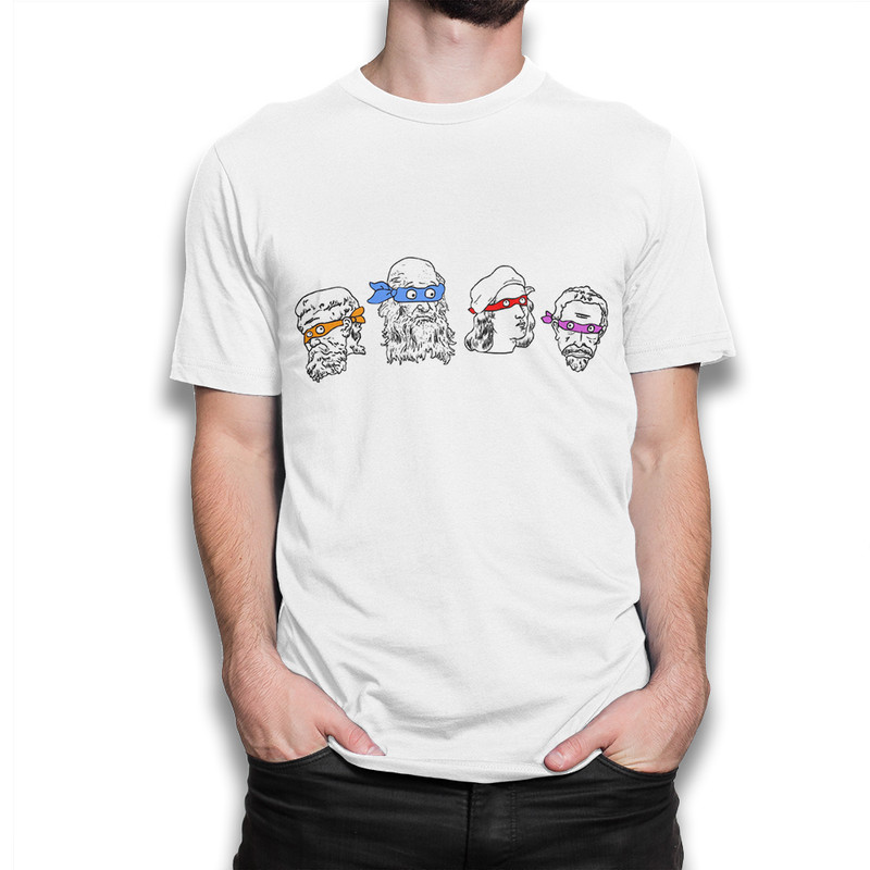 

Футболка мужская Dream Shirts Великие Ниндзя белая S, Белый, Великие Ниндзя