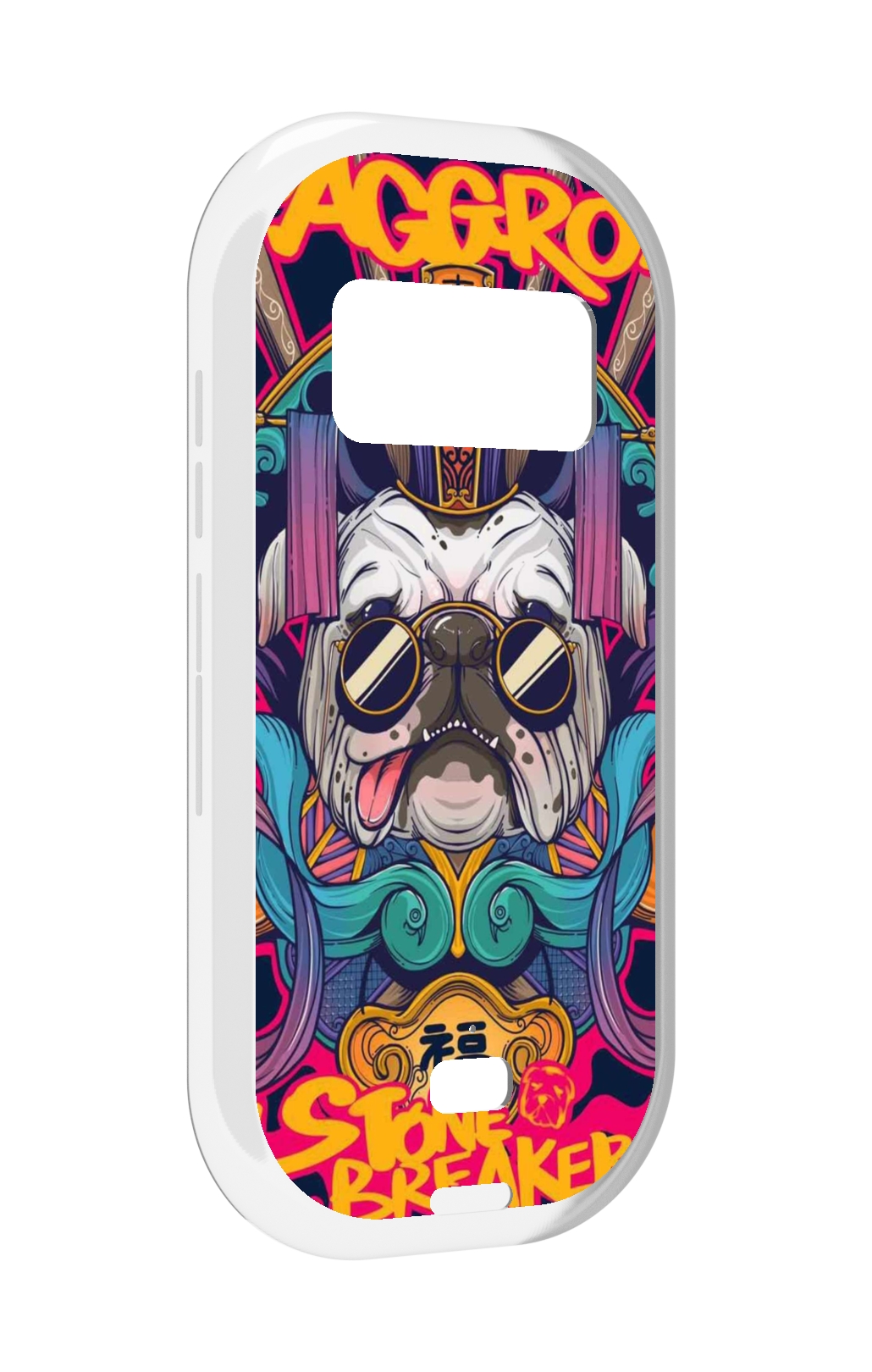 

Чехол MyPads мопс агро яркая для UleFone Armor 15, Прозрачный, Tocco